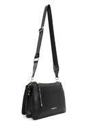 Women's Black Crossbody Bag with Accessory Detail | Derimod