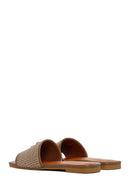 Women's Mink Patterned Slippers | Derimod