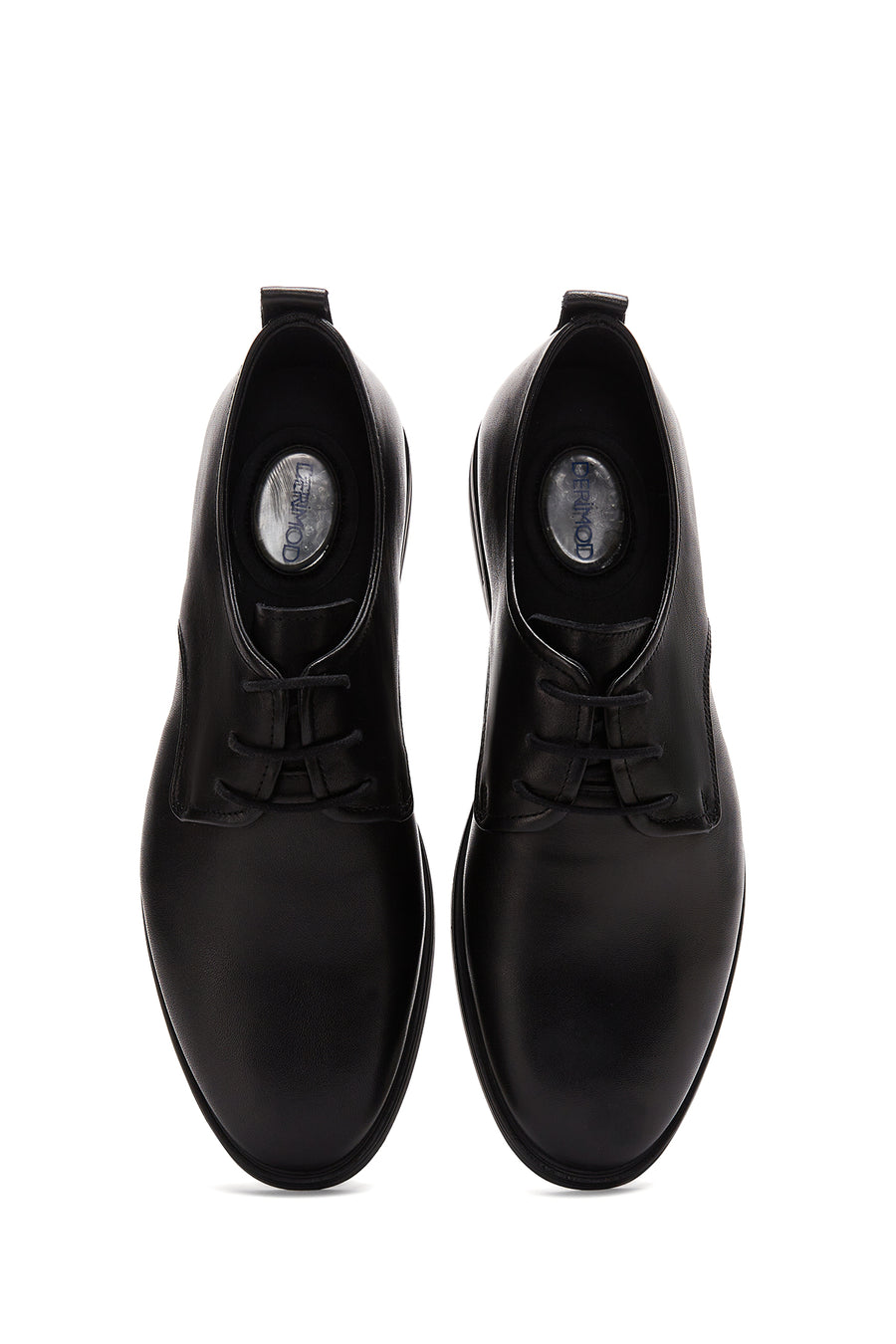 Men's Black Leather Casual Shoes