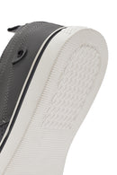 Men's Grey Lace-Up Fabric Sneakers | Derimod