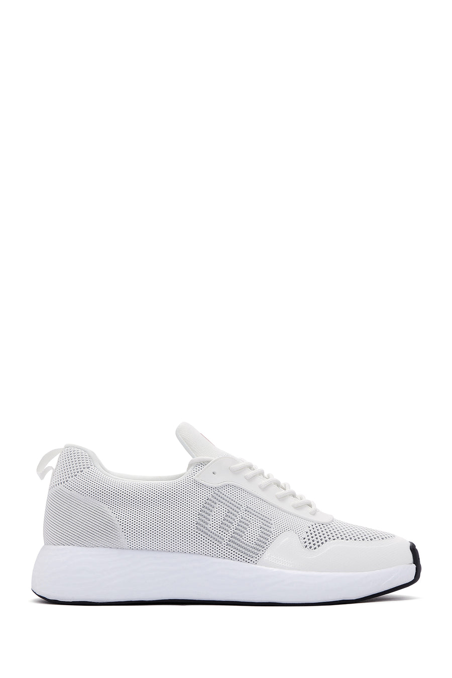 Derimod Zero Erkek Beyaz Bağcıklı Kalın Tabanlı Sneaker 24SFD69086F | Derimod