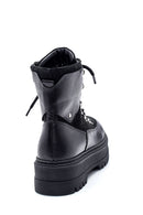 Women's Leather High Sole Boots | Derimod