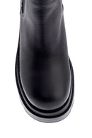 Women's Leather Thick Soled Chelsea Boots | Derimod