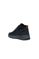 Geox Men's Black Spherica Lace-Up Leather Boots | Derimod