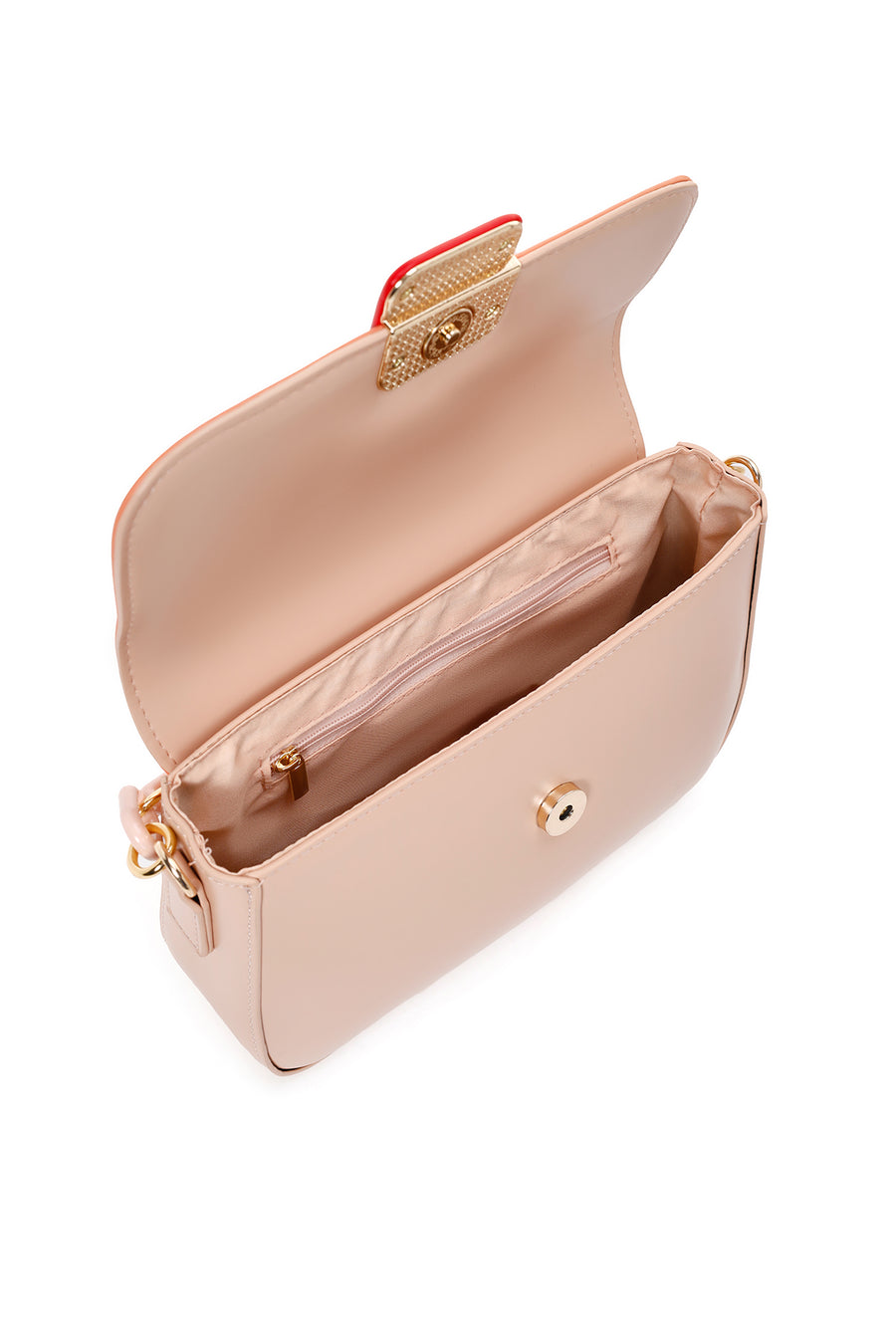Women's Orange Long Strap Shoulder Bag