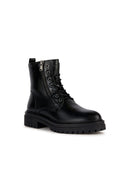 Geox Women's Black Iridea Leather Boots | Derimod