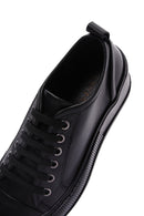 Kadın Siyah Deri Kalın Tabanlı Sneaker | Derimod