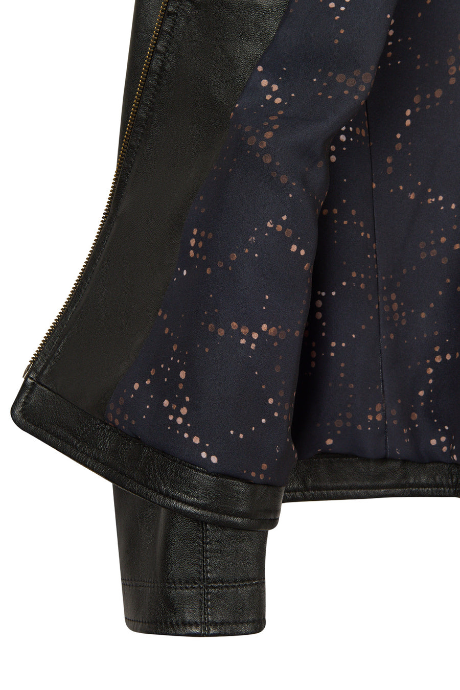 Martha Woman Black Short Leather Jacket