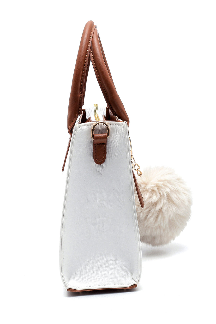 Women's Pompom Detailed Handbag