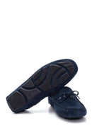 Erkek Lacivert Süet Deri Casual Loafer | Derimod
