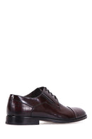 Crocodile Patterned Men's Leather Shoes | Derimod