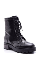 Women's Lace-up Leather Boots | Derimod