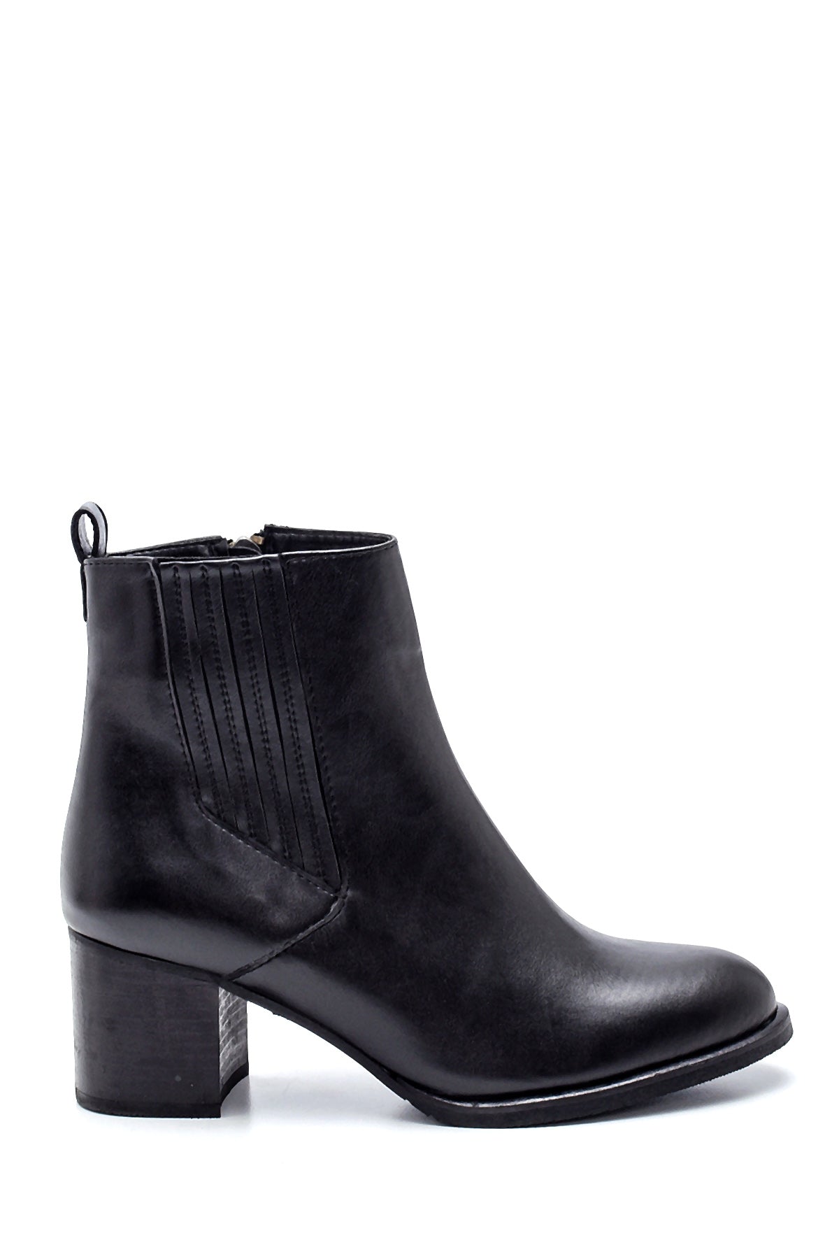 Women's Zippered Heeled Boots 21WFE253118 | Derimod