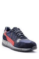 Men's Transparent Sole Leather Sneaker | Derimod