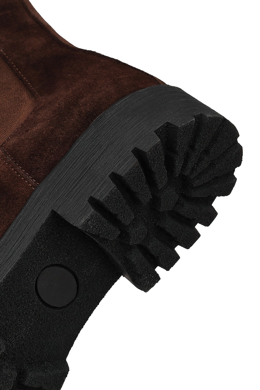 Male Brown Suede Chelsea Boots