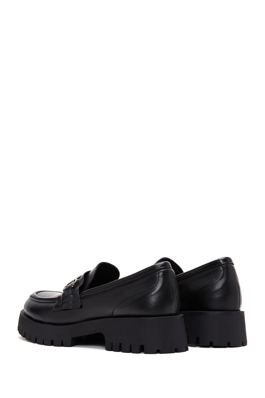 Women's Leather Buckle Loafer