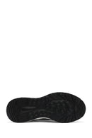 Erkek Siyah Bağcıklı Deri Casual Sneaker | Derimod