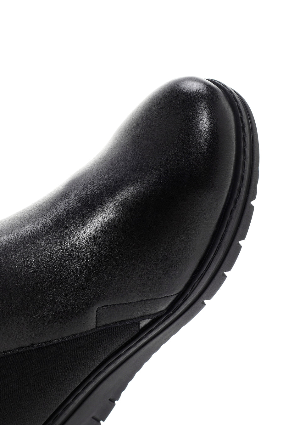 Women's Black Comfort Leather Boots