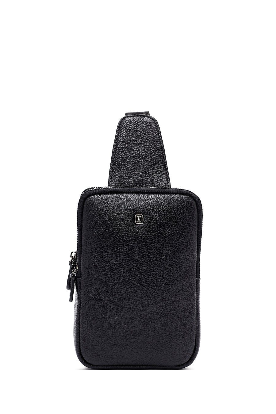 
Men's Black Mini Leather Crossbody Bag
 25SBD3533FT | Derimod