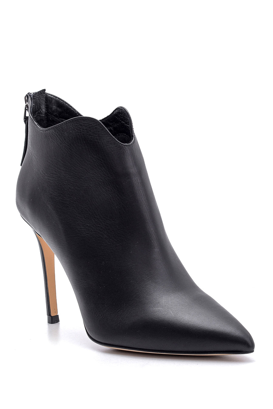 Women's Leather Heeled Boots