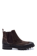 Men's Leather Nubuck Chelsea Boots | Derimod