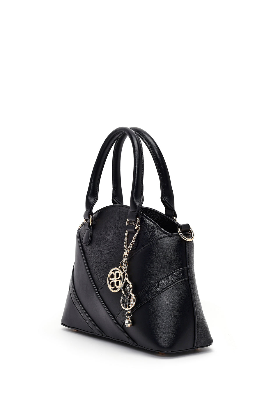 Women's Black Long Strap Accessory Handbag