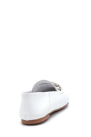 Women's Chain Detailed Leather Loafer | Derimod
