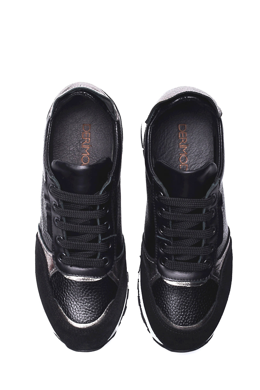 Women's Leather Thick Sole Sneaker