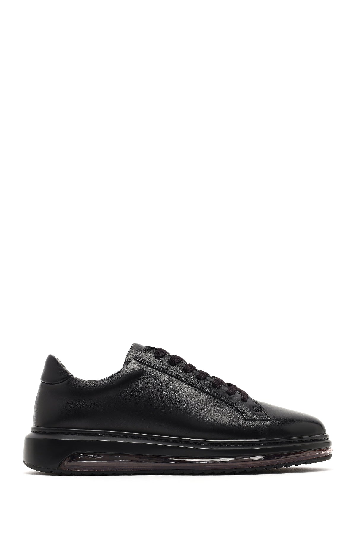 Male Black Lace-Up Leather Sneaker 25WFD631018 | Derimod