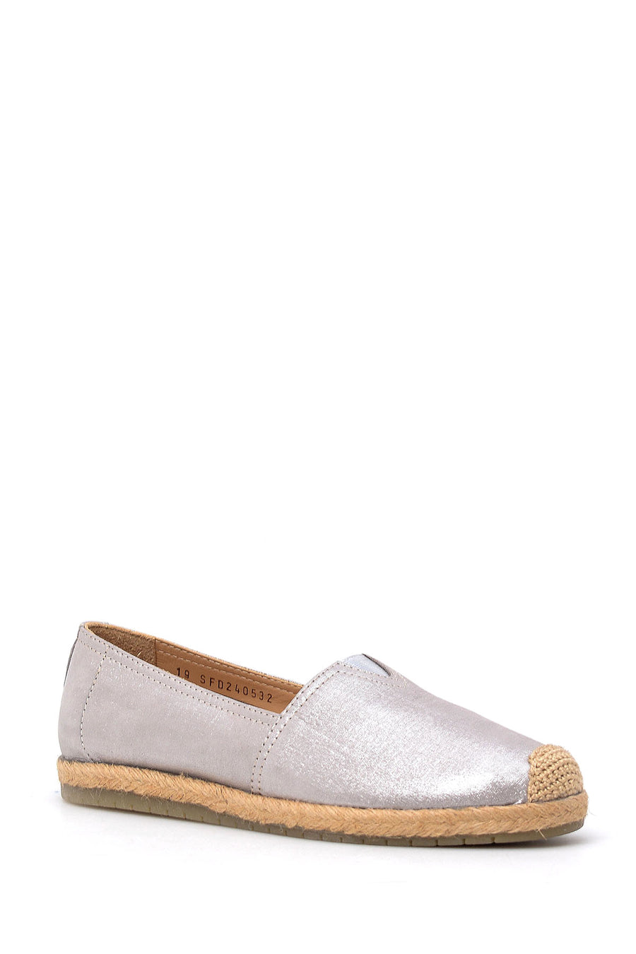 Women's Leather Espadrille Shoes