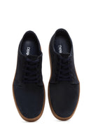 Men's Leather Suede Sneaker | Derimod