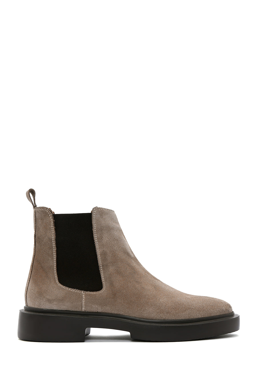 Men's Mink Suede Leather Chelsea Boots 23WFD640710 | Derimod