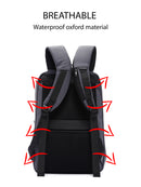 D-Pack Unisex Gri Teknolojik Kumaş Hardcase Sırt Çantası | Derimod