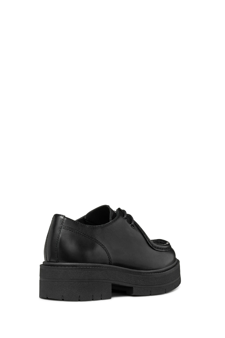 Geox Women's Black D Spherica Ec7 B Lace-Up Leather Oxford Shoes