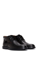 Men's Black Leather Casual Boots | Derimod
