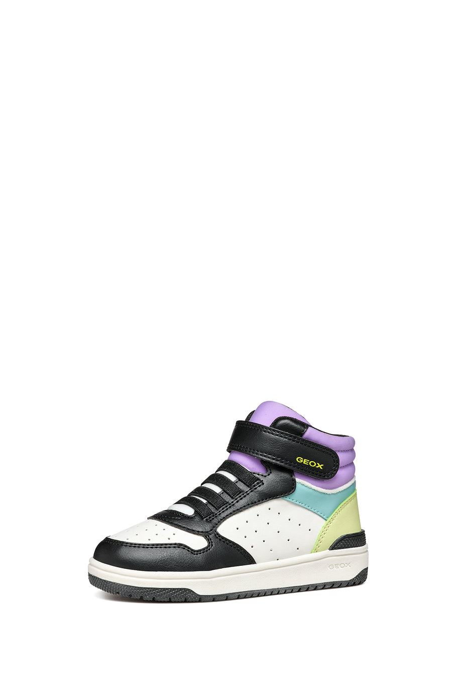 Geox Girls Multicolor Washiba Lace-Up Ankle Sneakers