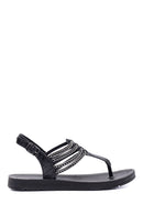 Women's Black Flip Flops Sandals | Derimod