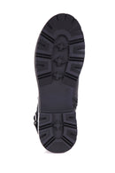 Buckle Women's Leather Boots | Derimod
