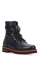 Women's Zipper Detailed Leather Boots | Derimod