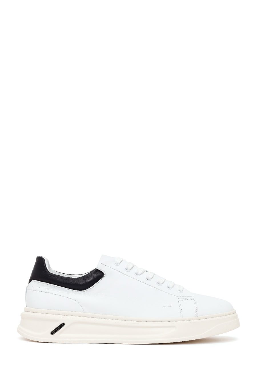 Erkek Beyaz Bağcıklı Deri Sneaker 26SFD611518 | Derimod