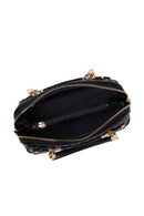 Woman Black Long-Strap Knitted Classic Shoulder Bag | Derimod