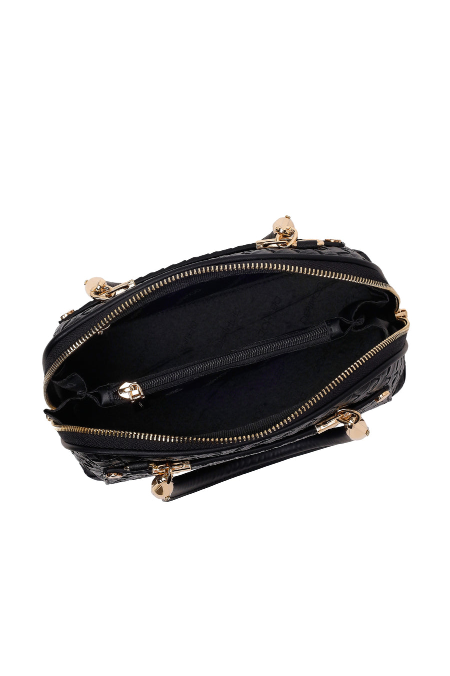 Woman Black Long-Strap Knitted Classic Shoulder Bag