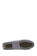 Women's Leather Suede Tassel Loafer | Derimod