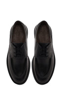 Male Black Lace-Up Leather Casual Shoes | Derimod