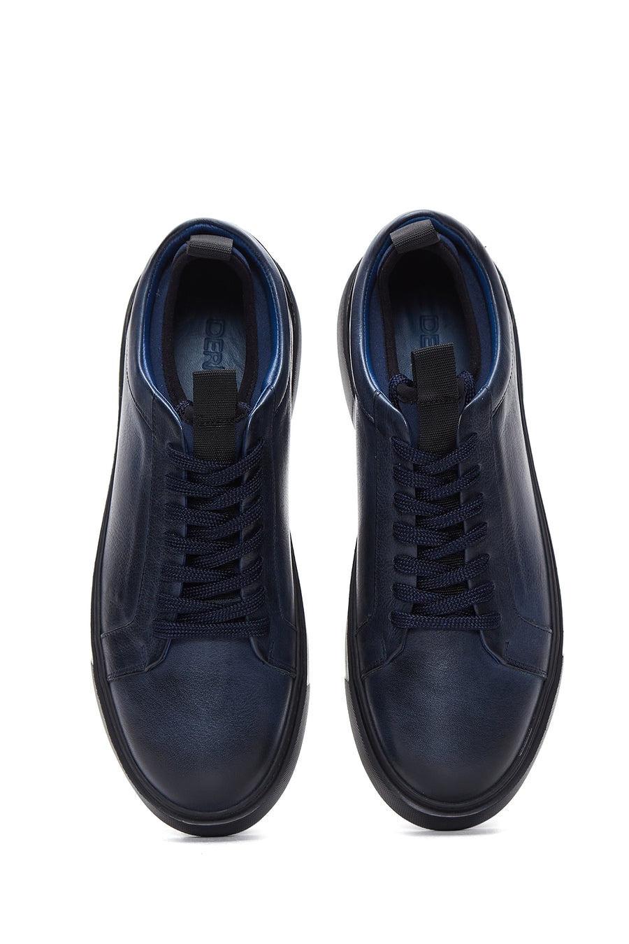 Men's Navy Blue Leather Sneaker