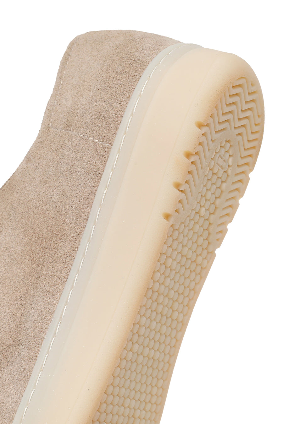 Male Beige Lace-up Suede Casual Shoes