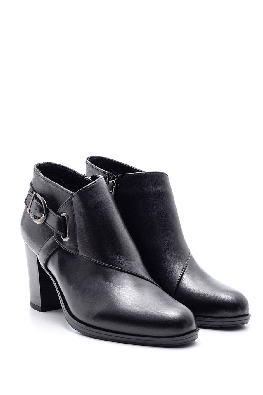 Women's Heeled Leather Boots