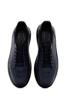 
Men's Navy Thick Sole Lace-Up Leather Casual Shoes
 | Derimod