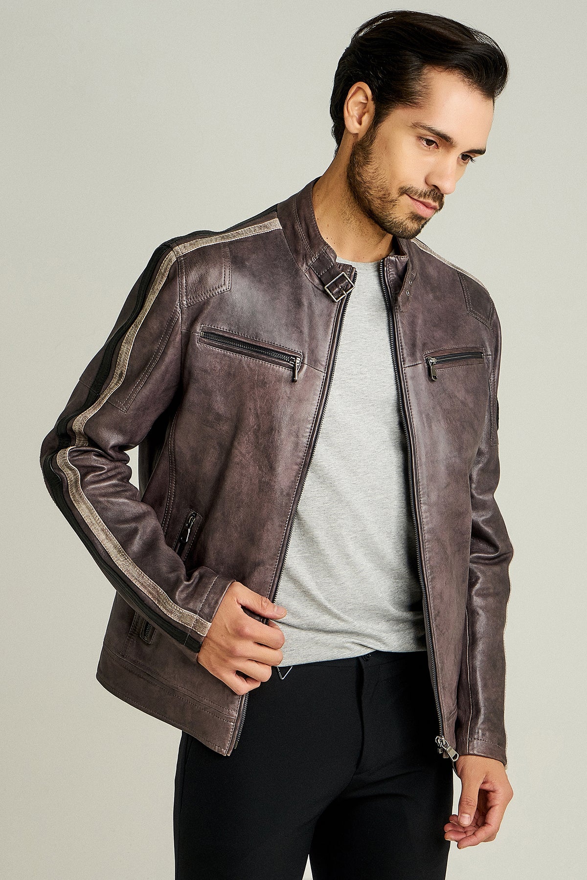 Formula Men's Leather Jacket 18SGM6156WF | Derimod