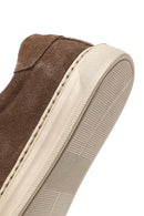 Women's Brown Lace-Up Suede Leather Sneaker | Derimod